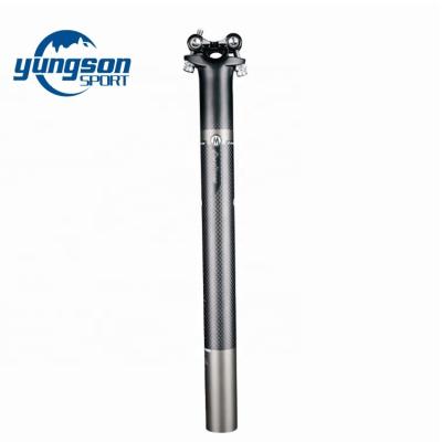 China Carbon fiber carbon fiber bicycle seat post size in 27.2/30.8/31.6mm for sale