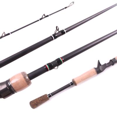 China BAR011 Carbon Bass Fishing Rod Rod 1pc Real Fuji High Carbon Material Seat for sale