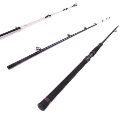 China CFR007 2 Sections LED Carbon Tip Solid Carbon Material Fishing Rod Catfish for sale