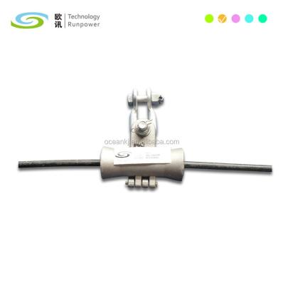 China Preformed Aluminum Alloy Suspension Set Electrical Overhead Pipe Fittings for sale