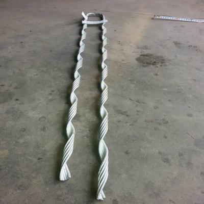 China Conductor protect dead-end type preformed handle for tension collar for sale