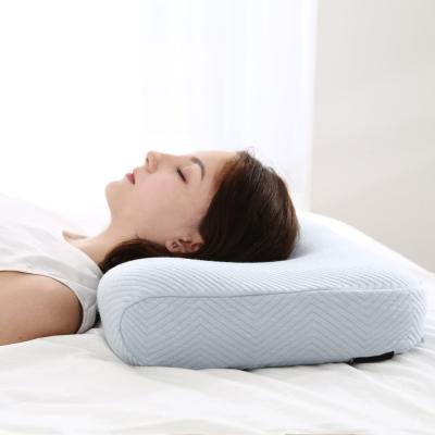 China New Patented Anti-Apnea Pillow Natural Bed Wrinkle Pillow Anti-Wrinkle Traction Cutout Sleep Memory Foam Cervical Pillow for sale