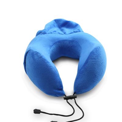 China Anti-Apnea Memory Foam Neck Rest Pillow 3 in 1 U Shape Memory Foam Travel Neck Pillow for sale