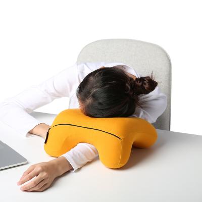 China Custom Anti-Apnea Lianda Office Sleep Travel Orthopedic Pillow Neck Rrest Napping Pillow for sale