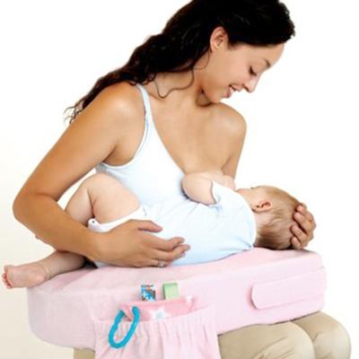 China Anti-Apnea Cotton Care Nursing Cushion Memory Foam Baby Nursing Pillow for sale