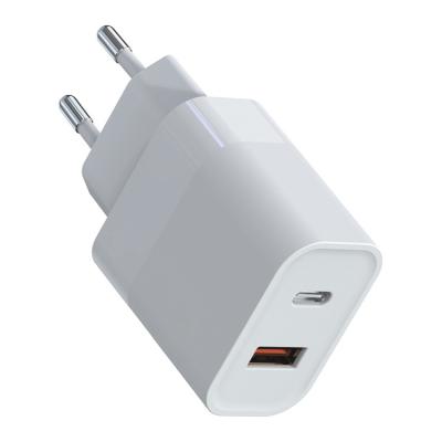 China Mobile Phone Support Macbook GaN 30W New Arrival Palladium USB C Phone Accessories Fast Charger Google Dual Port Customized gan Charger for sale