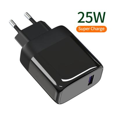 China 5A Mobile Phone Super Charging USB Charger QC3.0 EU Plug Adapter Charger For Hua Wei Mobile Phone Wall Charger for sale