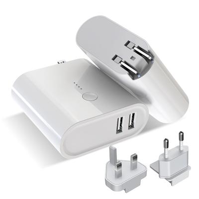 China Fast Charging Support PowerCore Fusion 2 in 1 5000mah USB 2-in-1 Power Bank with Dual USB Wall Charger for iPhone 11 for sale