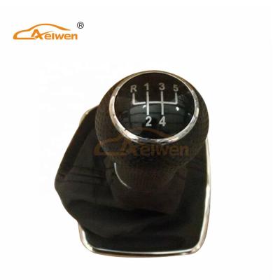 China New Aelwen 6 Speed ​​Car Gear Shift Knob With Black Cover Fit For GOLF IV 1J0711113BL AEL-30973 for sale