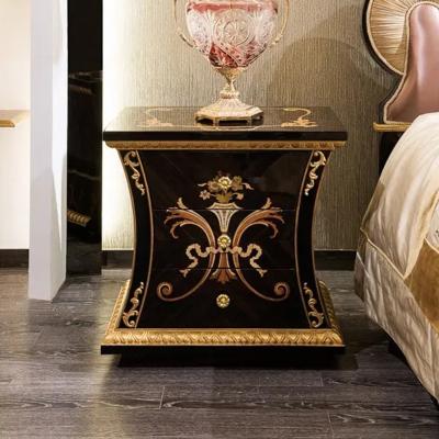 China (Others)Adjustable High End Classic Design Bedroom Furniture Sets Antique Beside Table Night Stands for sale