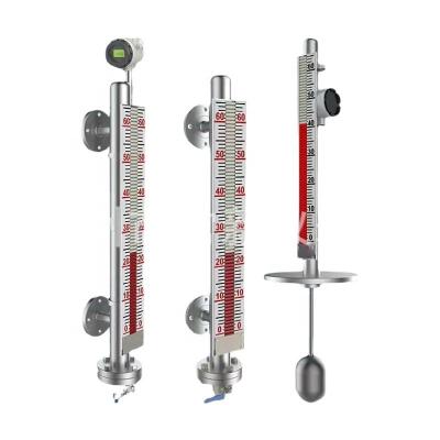 China Manufacturer UHZ Chemical Magnetic Level Gauge With Magnetic Float Remote Top-Mounted Side-Mounted Anti-Corrosion Alarm for sale