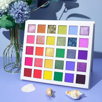 China Matte Eye Shadow Pallet Wholesale Diamond Make Up Palette For Private Label 16 Colors Waterproof Paletas De Sombras Eyeshadow Palette for sale