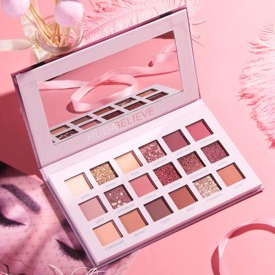 China Waterproof Paletas De Maquiagem Eyeshadow Palette 18 Colors Cosmeticos Lasting For OEM Matte Eye Shadow Base Eye Makeup Palete for sale