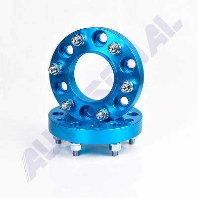 China 6061 Aluminum Alloy 6061 Hub T6 Wheel Adapter 6X139.7 27MM Wheel Adapter 6X139.7 27MM Center Forged Aluminum Hard Anodized Spacer For Ranger for sale