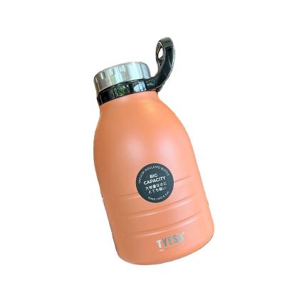 China WITH LID 304 Stainless Steel 1500ml Thermos Big Belly Water Bottle Vacuum Insulated Sport Bottle for sale