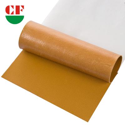 China Waterproof Synthetic Self Adhesive Material 0.5mm Faux Leather For Sofa for sale