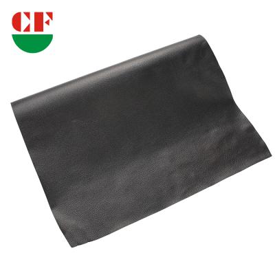 China Waterproof China Customized Black Self Adhesive PU Leather For Shoes for sale