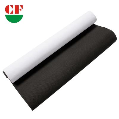 China New Arrival China Non Sustainable Products Black Self Adhesive Woven Fabric For Security Packaging for sale