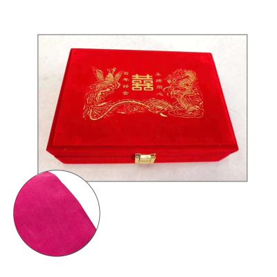 China Waterproof Free Sample 0.5mm Single Side Flocking Self Adhesive Flock Fabric For Jewelry Box Surface Making for sale