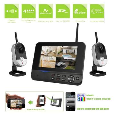 China 2.4GHz Video Surveillance Camera Systems, Remote CCTV DRV, DIY internet security camera system for sale