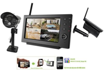 China Remote View 2.4GHz Video Camera Security System , Built-in Li battery for sale