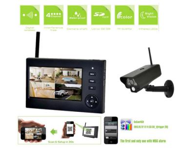 China Home surveillance Digital Surveillance Camera System Wireless NVR Kit for sale