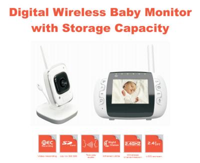 China Top Rated Wireless Two Way infrared Baby Monitor Safety  VOX Function for sale