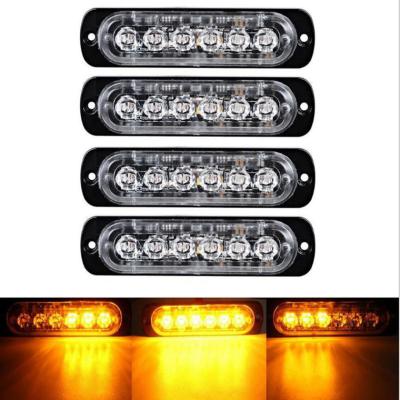 China Ultra-thin Aluminum Alloy Car Pickup Side Light 12V-24V 6 Color LED Flashing Light for sale