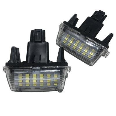 China Automobile car light accessories led beam lights durable and waterproof license plate lamps for sale