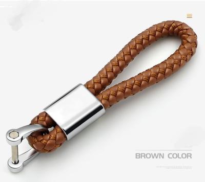 China Strongly Executive Car Logo Brand Leather Keychain Cover Cover for sale