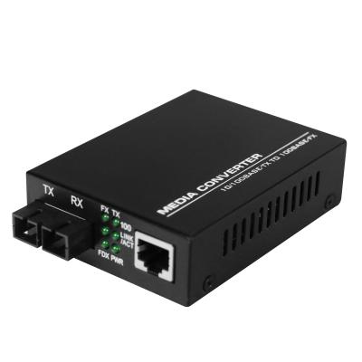 China FTTH FTTxFTTB Network Media Converter Ethernet to 10/100base-tx Fiber Converter to 100base-fx Fiber Media Converters for sale