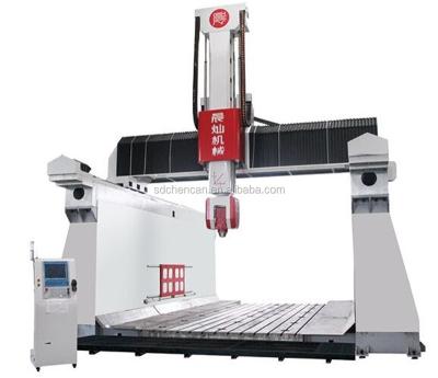 China Building Material Shops CHENcan 5 Axis CNC Mill With 3000*1500 Steel Workbench For Theme Park Sculpture for sale