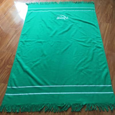 China Sustainable Custom Turkish Kikoy Beach Towel Fouta Bath Towel Cotton Hamam Towel for sale