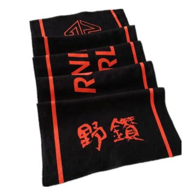 China Compressed Cotton Cut Velvet Printed Sport Towel Can Be Customized Logo for sale