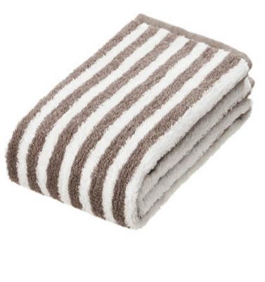 China Wholesale Price Compressed Cotton Terry Zebra Stripe Bath Towels Turkish Bathrobe for sale