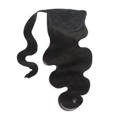 China Hot Selling Body Wavy PONYTAIL HAIR Cuticle Aligned Virgin Hair Body Wavy Ponytail Hair Extensions All Colors Available for sale