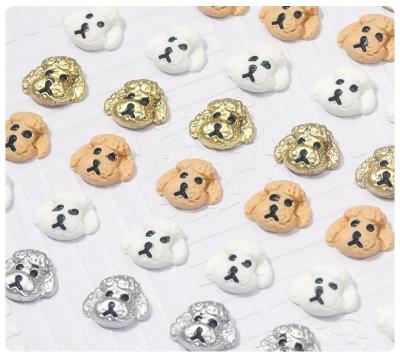 China Shiny Nail Decoration 10pcs/bag Nail Art Accessories 3D Dog DIY Nail Decoration for sale