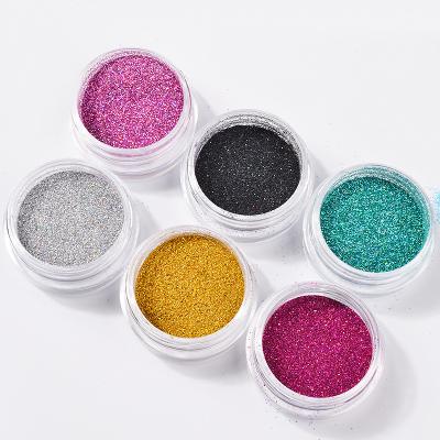 China Easy Apply Nail Magic Glitter Powder Nail Polish Powder Laser Mirror Factory Supply Wholesale Nail Powder for sale