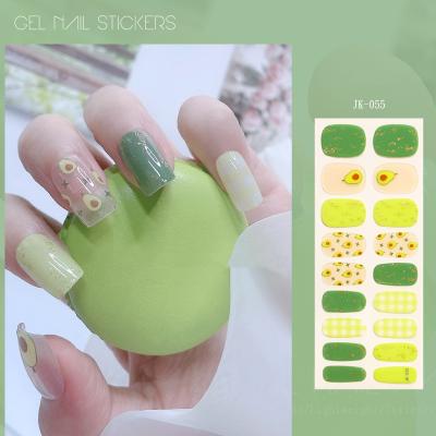 China Nail Art Waterproof Oil-Repellent Firm Sticker Fashionable Nail Art Quick Nail Sticker for sale