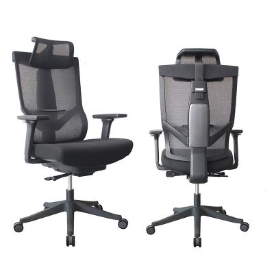 China Ergonomic Adjustable Back Executive Computer Swivel Design Office High Back Mesh Chair (Height) for sale