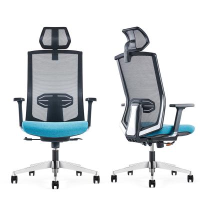 China (Size)Adjustable Modern Office Furniture Wholesale Rotating High Ergonomic Chair Luxury Aftermarket for sale