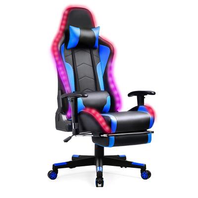 China Adjustable (Height) Racing Computer Chair Silla Profesional Gamer Chair Gaming Chair RGB for sale