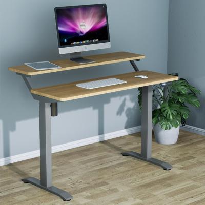 China OEM Wholesale Custom Popular Electric Lift Height Adjustable Smart Computer Desk (Height) for sale