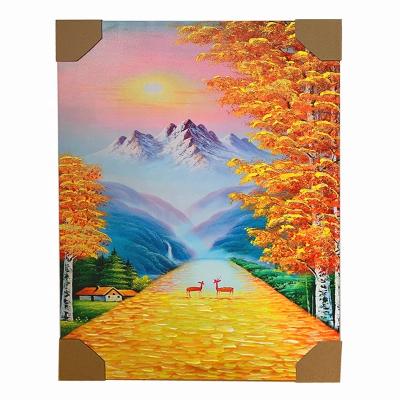 China Hand Painted View Landscape Wall Painting Art Oil Paintings Pop Art Oil Painting for sale