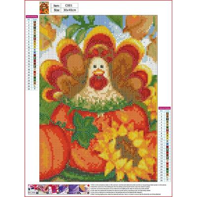 China Aikesi Brand Painting Factory Wholesale 5d Popular Animals Diamond Painting Kit Cartoon Chick for Kids Beginner for sale