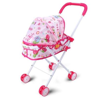 China Folding Dolls Carrier Kids Gift Role Play Baby - Doll Stroller Toy Kindergarten Pretend Play Trolley Lovely Dolls Carrier Kids Gift Folding Role Play Baby - Doll Stroller Toy doll stroller for sale