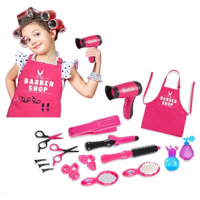 China Hair Cutting Kit Barber Shop Set Hair Dresser Toy Girls Fashion Toys Pretend Beauty Hair Salon Girls Play Kids Beauty Salon Hair Set for sale