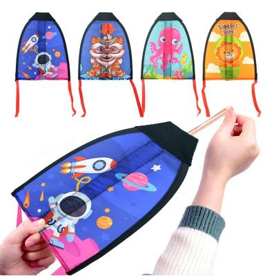 China Sport Toys 2023 New Promotional Single Launcher Kite Shooting Playing Outdoor Toys For Kids Sport Games Kites Flying for sale