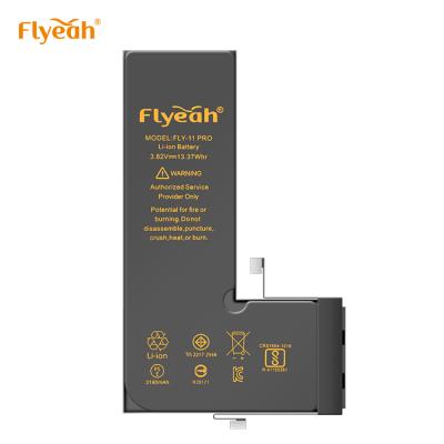 China FLYEAH 3100mAh Long Life Mobile Phone Battery Customized Lithium Battery For iPhone 11 RRO for sale