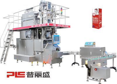 China Ce-Certificaat 7500PPH 250ml Slank Juice Aseptic Carton Filling Machine Te koop